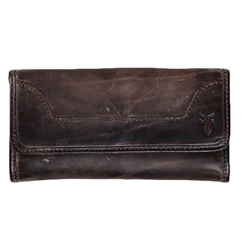 FRYE Melissa Zip Wallet, Slate, One Size