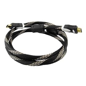 Gino 19 Pin HDMI Plug to Plug HDTV Flat Extensional Cable