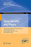 Cyber security and privacy : 4th Cyber Security and Privacy Innovation Forum, CSP Innovation Forum 2015, Brussels, Belgium, April 28-29, 2015, revised selected papers