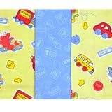 Sesame Beginnings Away We Go Receiving Blankets - Set of Three