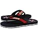 Houston Astros Black-Brick Red Contoured Flip Flops