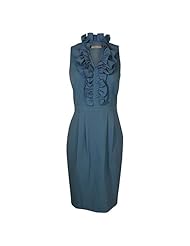  Polyester/Rayon/Spandex Sleeveless  Dress With Ruffles