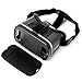 VR Headset, 3D VR Glasses Virtual Reality Headset Goggles Canbor VR Box for 3D Video Movies Games for Apple iPhone 6 6S Plus 5S SE 5, Samsung Galaxy S7 S6 Edge S5 Note 5 4, More Smartphones - Black