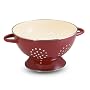 Paula Deen Enamel on Steel 5 Quart Colander, Red