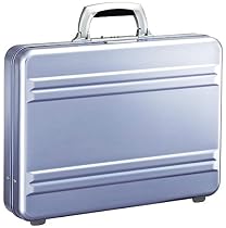 Zero Halliburton Slimline 3 Inch Aluminum Attached, Polished Blue, One Size
