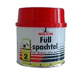 Zoom Produkt-Bild: NIGRIN F&uuml;llspachtel 250g, Zweikomponentenspachtel auf Polyesterbasis, zum Ausgleichen und Gl&auml;tten von Vertiefungen/Beulen, Inkl. Tube 5 gr. H&auml;rter.