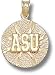 Appalachian State Mountaineers Flat ASU Basketball Pendant - 14KT Gold Jewelry
