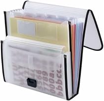 Smead Retrospect Expanding File, 14 Pockets, 12 X 12 Inches, Frost, 1 Each (70972)
