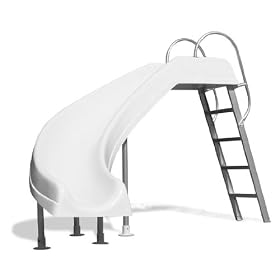 S.R.Smith 622-209-58210 RocketRide Complete Left Curve Slide, Taupe