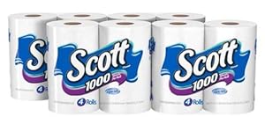 Scott Tissue, 1000 Sheets Per Roll, 36 Pack
