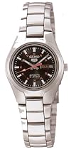 Seiko SYMC27 Ladies Seiko 5 Automatic Dress Watch Black Dial