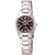 Seiko Wrist Watches-Seiko 5 SYMC27 Ladies Womens Automatic Mechnical Self-Winding Stainless Steel Black Dial Dress Watch