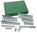 SK 94549 3/8-Inch Drive 6-Point Fractional/Metric Socket Set, 49-Piece