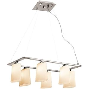 Thea 6-Light Chandelier 20.75 Inches W - Access Lighting 64046-BS OPL by Access Lighting
