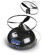 Flying Digital Alarm Clock Black