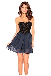 Strapless Sweetheart Floral Print Off the Shoulder Cotton/Nylon/Tulle Summer Empire   Waistline Lace Party Dress 