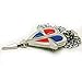 Cosplay Ao no Exorcist Ture Cross Steel Badge Knight Necklace Pendant Accessories