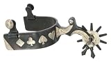 Kelly Silver Star Gambler Show Spurs - Black Steel