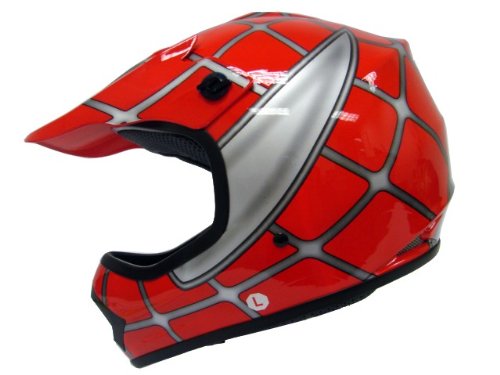 YOUTH RED SPIDER NET DIRT BIKE ATV MOTOCROSS 