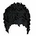 BEEMO Floral Petal Ladies Bathing Swim Cap - Black