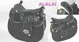 Eigenschaften Saddlebags Western Handtasche Ledertasche / Lederhandtasche mit Sattel aus Mexico Western Satteloptik Neu schwarz