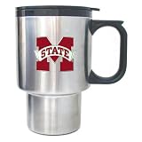 Mississippi State Bulldogs Stainless Travel Mug - NCAA College Athletics - Fan Shop Merchandise