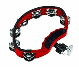 Gon Bops Tambourine with Quick Release Mount, Red