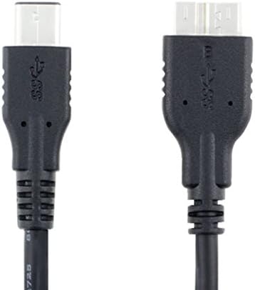 Antonso USB 3.1 Type C to Standard Mirco USB 3.0 Type B Data Charging Cable for Apple New Macbook 12 Inch, Nokia N1 Tablet, Galaxy S5 Note 3 and Other Type-C Supported Devices - Black
