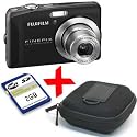 Fuji F60 Black Digital Camera Finepix F60fd 12MP +Case +2GB SD Bundle