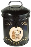 White Cocker Spaniel Biscuit Tin