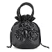 Wunderbare Taschen-Sch�nheit mit drei herrlichen schwarzen Rosenbl�ten sucht treue Begleiterin f�r 
wunderbare gemeinsame Unternehmungen. Schnapp sie dir und nichts wie unter die Leute mit deinem 
neuen Taschen-Hingucker!
Diese tolle schwarze Tasche wird eine bezaubernde Figur an deiner Seite 
abgeben, wenn sie von dir ausgef�hrt wird!
Der herrlich leicht Stoff in matt schwarzem Schimmer-Look 
und die drei aufgebrachten schwarzen Stoffrosen auf der Front  lassen Taschenliebhaber-Herzen h�her 
schlagen.
Bereits auf der R�ckseite wartet eine Ziptasche auf Bef�llung. Der leicht gepolsterte 
Innenraum hat einen verst�rkten Boden, wird durch ein Zugband geschlossen und beherbergt ein Zipfach 
f�r deine B�rse und ein Steckfach f�r dein Handy.
Material: 100% Polyester. Gepolsterte Tragehenkel 
je ca. 15cm hoch. Ma�e ca. 26x12x20cm.