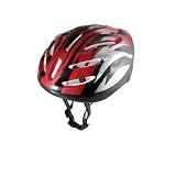 Como Man Women Red Black Strip Skateboard Bicycle Bike Cycling Skating Foam Helmet