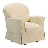 Dutailier Chenille Bowback Glider - Beige