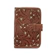 American West Lady Lace (Turquoise) Collection Small Dayplanner In Hand Tooled Leather