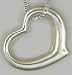 Sterling Silver Floating Heart Necklace ...Very Sweet!