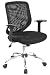 Mesh and Ventilated Office Chair - Mid Back Contemporary Mesh Chair - LF-W95-MESH-BK-GG