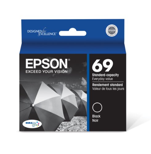 Epson DURABrite Ultra 69 Standard-capacity Inkjet Cartridge (Black) (T069120)