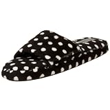 Patricia Green Women's Simi Slipper,Black Dots,Medium (US Women's 8 M)