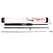 Shakespeare Three-Piece Light Action Ugly Stik Spinning Rod, 5-Feet