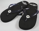 Baltimore Ravens Womens Wedge Flip Flop Slippers