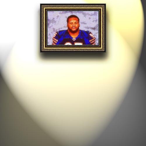Completely Handpainted American Football Sport Painting, Custom Order FL9272, Oil on Canvas, with Option to Paint Jerry, Brett & Co. from Any Other Favorite Photograph or Picture, Unframed, Size 15'' x 23