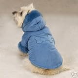 Powder Puff Dog Jacket Large (L) Smoky Blue