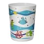 TROPICAL FISH bath WASTEBASKET crab TURTLE kids art