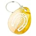 Lucky Horse Shoe Wish Stone Natural Agate Gemstone Keychain