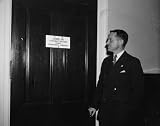 1937 photo Lobbyists taboo at Capitol. Washington, D.C., Jan. 8. Rep. Alfred M. Phillips Dem. Of Sta