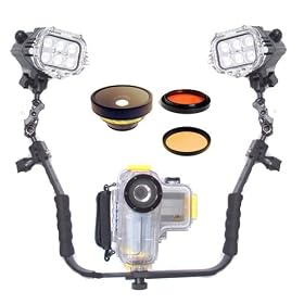 Snapper Dive HDDV 1080p Video Camera, 2 LED Video Light G8V15 , Wide Angle Lens and... by Bonica