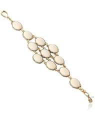 Lucky Brand Set Stone Bold Link Charm Bracelet, 7.5"