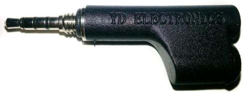 Headphone Adapter - New Design w/ Black Jack Cover for iPhone 4/4s Lifeproof Cases