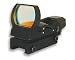 NcSTAR Red Dot Sight TACTICAL RED DOT WITH 4 DIFFERENT RETICLES/BLACK