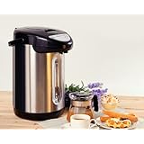 Secura 4-Liter Electirc Water Boiler and Warmer AirPot, Stainless Steel AX-400